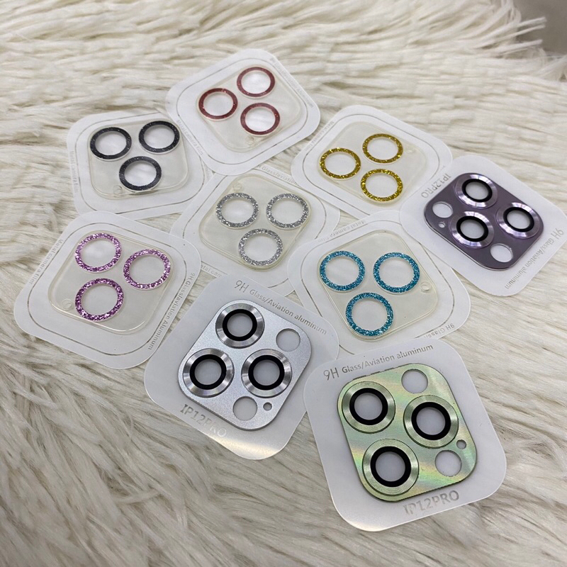 ครอบกันรอยเลนกล้องขอบสี ไอโฟน 11/11Pro/11Promax/12mini/12/12Pro/12Promax/13/13Mini/13Pro/13Promax