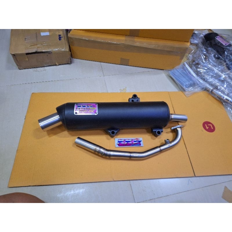 ท่อpcx2021-24.ทรงกลม(คอไม่แซด)เดิม-ข้างโอเพ่น. ผ่า4เสียงในตัวเลือก