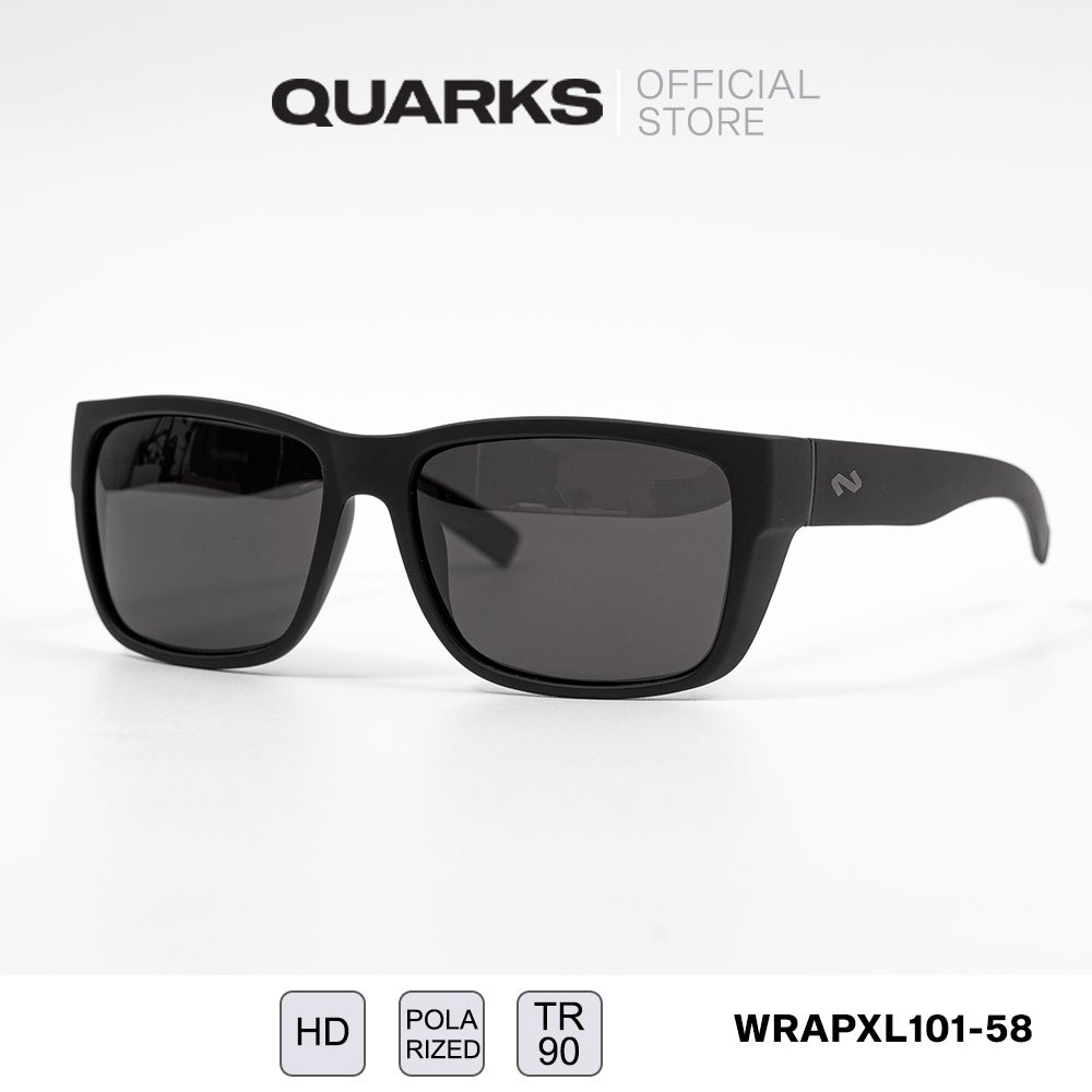 QUARKS รุ่น WRAPXL แว่นกันแดดเลนส์ตัดแสงโพลาไรส์ เฟรมTR90 เลนส์ 58mm
