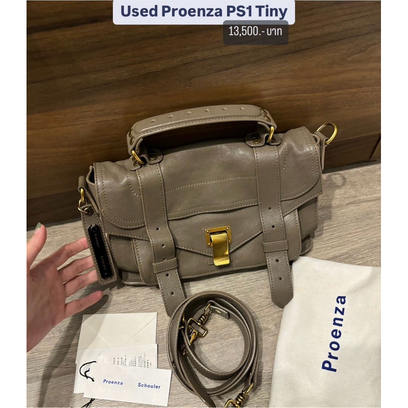 กระเป๋า Proenza Schoulder PS1 Tiny (Smoke color) used