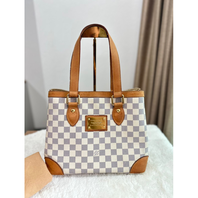 Authentic LV damier azur hampstead