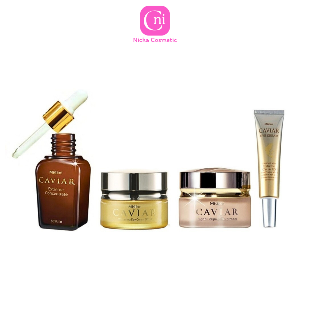มิสทิน คาเวียร์ บำรุงผิวหน้า ลดเลือนริ้วรอย  Mistine Caviar Treatment Series