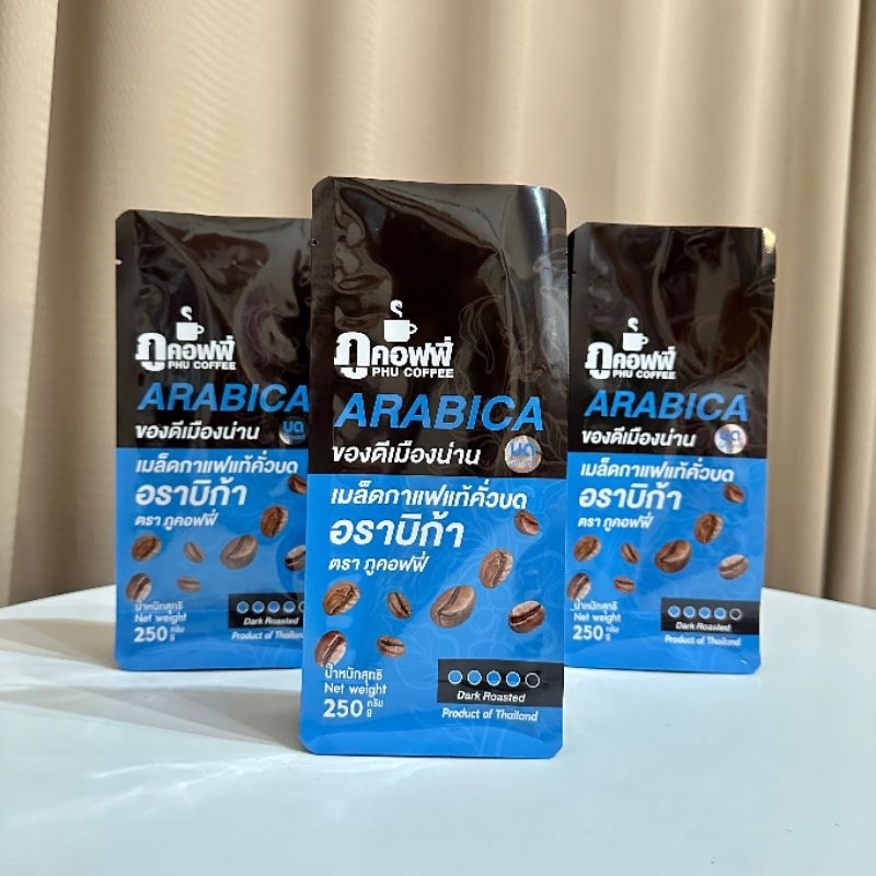 กาแฟอราบิก้าน่าน บด 250 กรัม