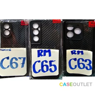 เคส Realme C85 C75 C71 C63 C65 C67 C15 C33 C35 C55 C53 TPU ลายคาร์บอน เคฟล่า บาง เบา กันกล้อง งานแท้ คลุมเลนส์
