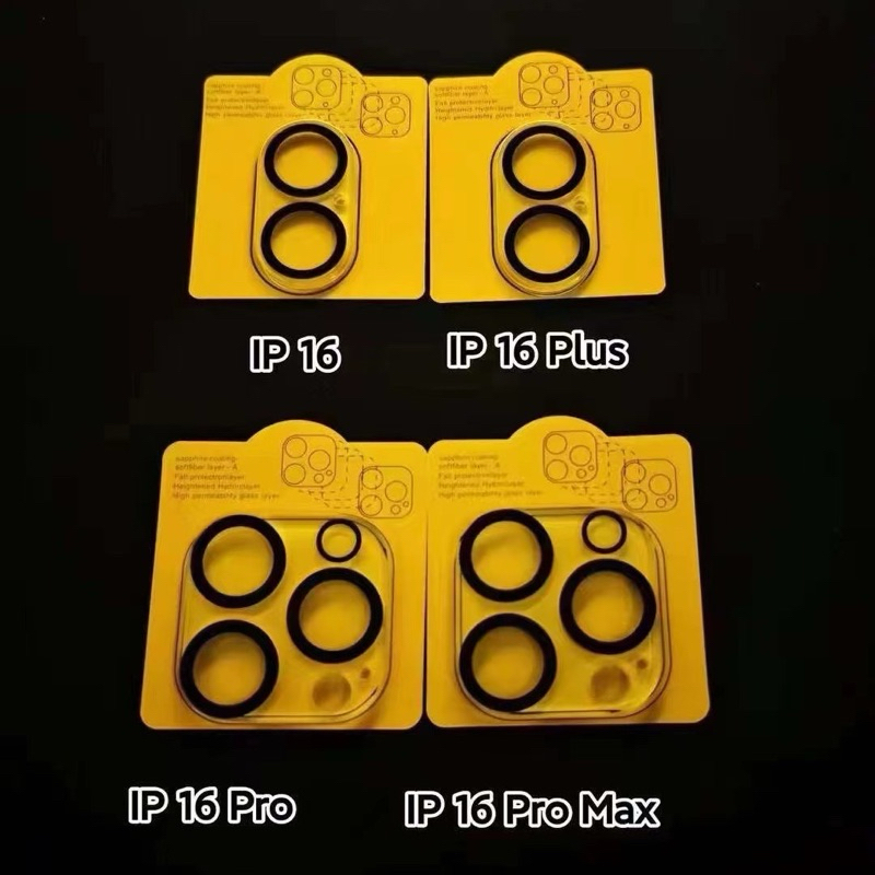 ฟิล์มติดเลนส์กล้อง สำหรับ ไอโฟน iPhone 16/16 plus/16 pro/16 pro max ฟิล์มกระจกนิรภัยป้องกันกล้อง( ของพร่อมส่งจากไทย)