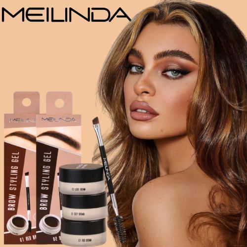 MC3095 เจลเขียนคิ้ว Meilinda brow styling gel เจลคิ้ว เมลินดา ดินสอเขียนคิ้ว เนื้อเนียน เกลี่ยง่าย ติดทนนานตลอดวัน