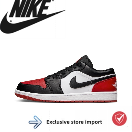 Jordan Air Jordan 1 Low“Black Toe” Black, Red, White