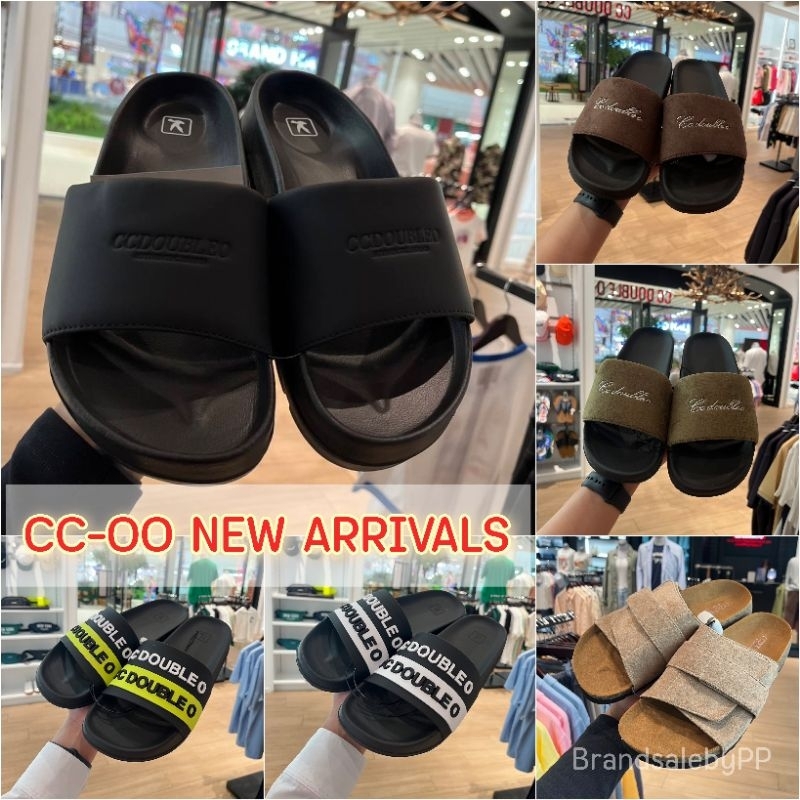 💥cc-ooแท้100%💥รองเท้าแตะสวมผู้ชาย รุ่นใหม่ล่าสุด size.40-45 แถมถุงช็อป