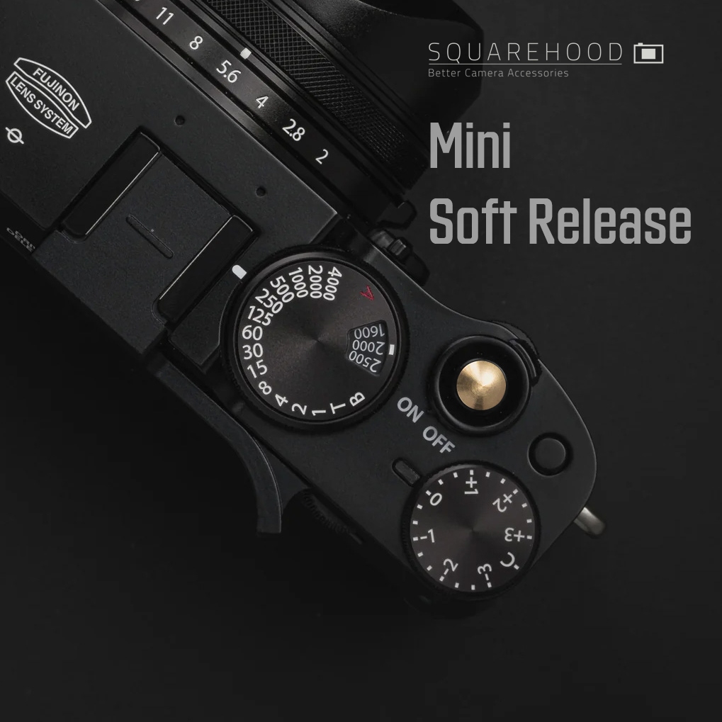 Mini Soft Release ปุ่มชัตเตอร์ขนาดเล็ก SquareHood