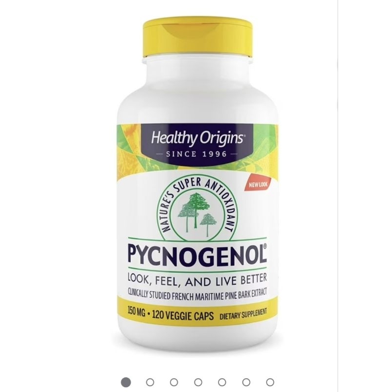 Healthy Origins Pycnogenol 150mg 120 เม็ด Premum pine bark extral