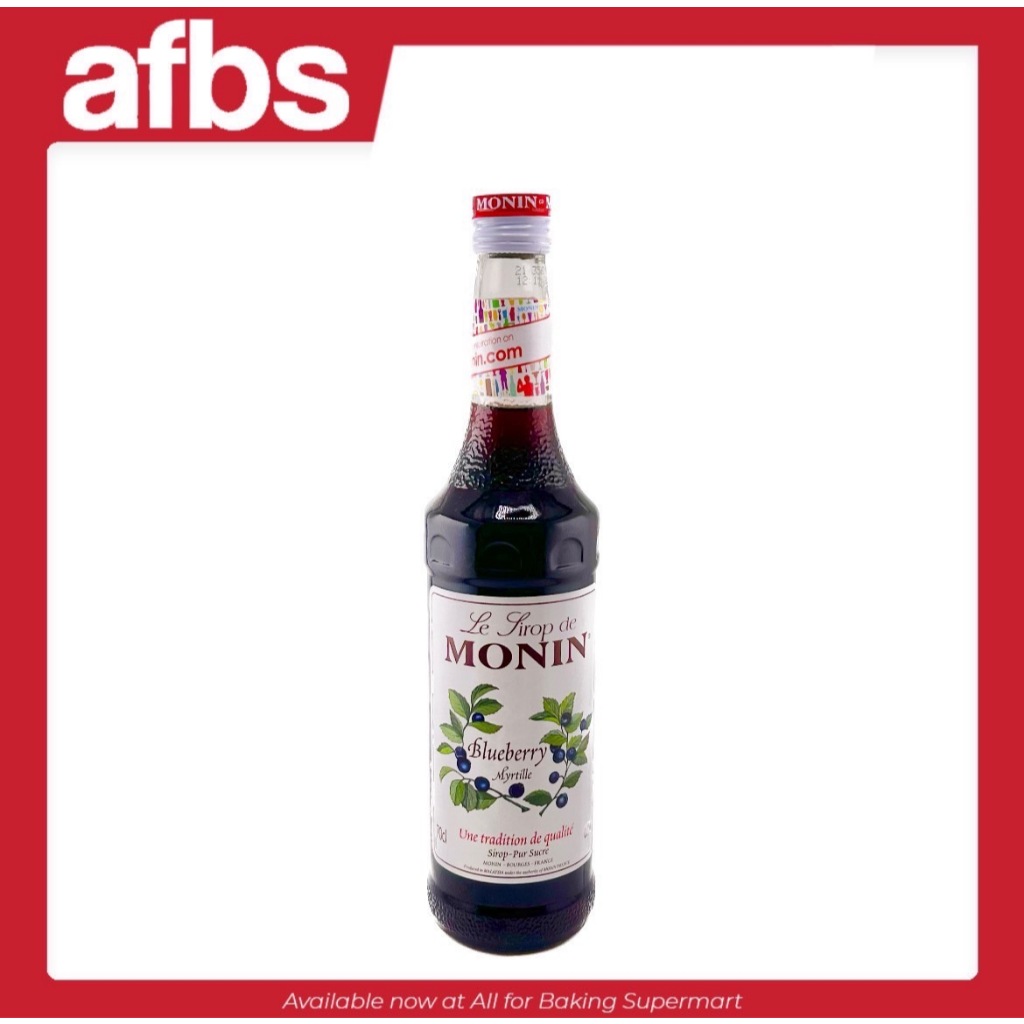 SUPERMART Monin Blueberry Syrup 700 ml. น้ำเชื่อมกลิ่นบลูเบอร์รี่ ตราโมนิน 700 มล. #1108018