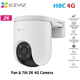 ⚡️กล้องวงจรปิดใส่ซิม 4G⚡️EZVIZ รุ่น H8C 4G (3MP) 2K Pan & Tilt Camera 4G LTE with Nano SIM Card