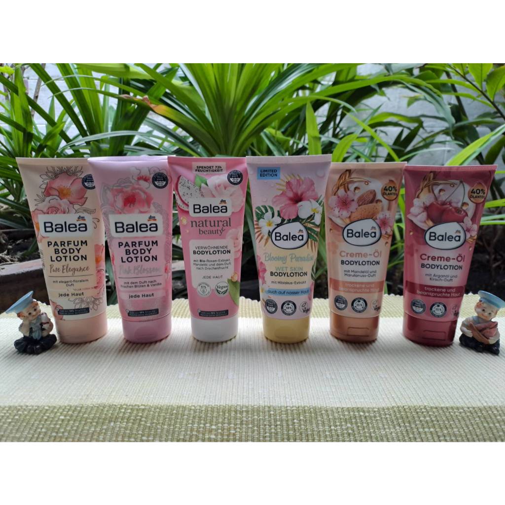 โลชั่น บำรุงผิว Balea Perfume Body Lotion และ Bodylotion Natural Beauty Rose & Drachenfrucht, 200 ml