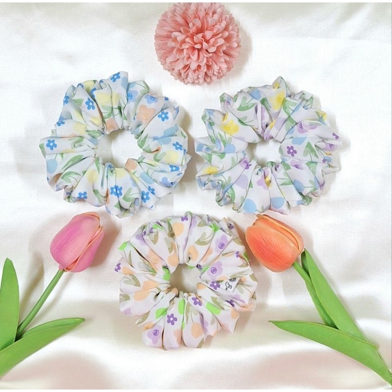 #scrunchiessizeL#โดนัทมัดผม#ยางมัดผม#Bameescrunchies#ยางมัดผมสวยๆ#ยางมัดผมน่ารัก#handmade#diy