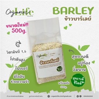 ถูกสุด‼️ข้าวบาร์เลย์เกรดคัดพิเศษ  ขนาดใหม่ 500 กรัม.