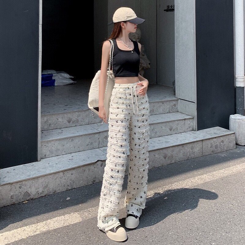 กางเกงลูกไม้ลายโบว์ สวย น่ารัก สุดฮิต