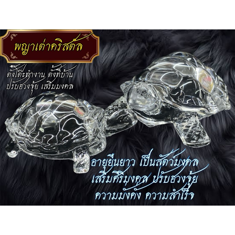 เต่ามงคล เต่าคริสตัล ความหมายดี ปรับฮวงจุ้ย