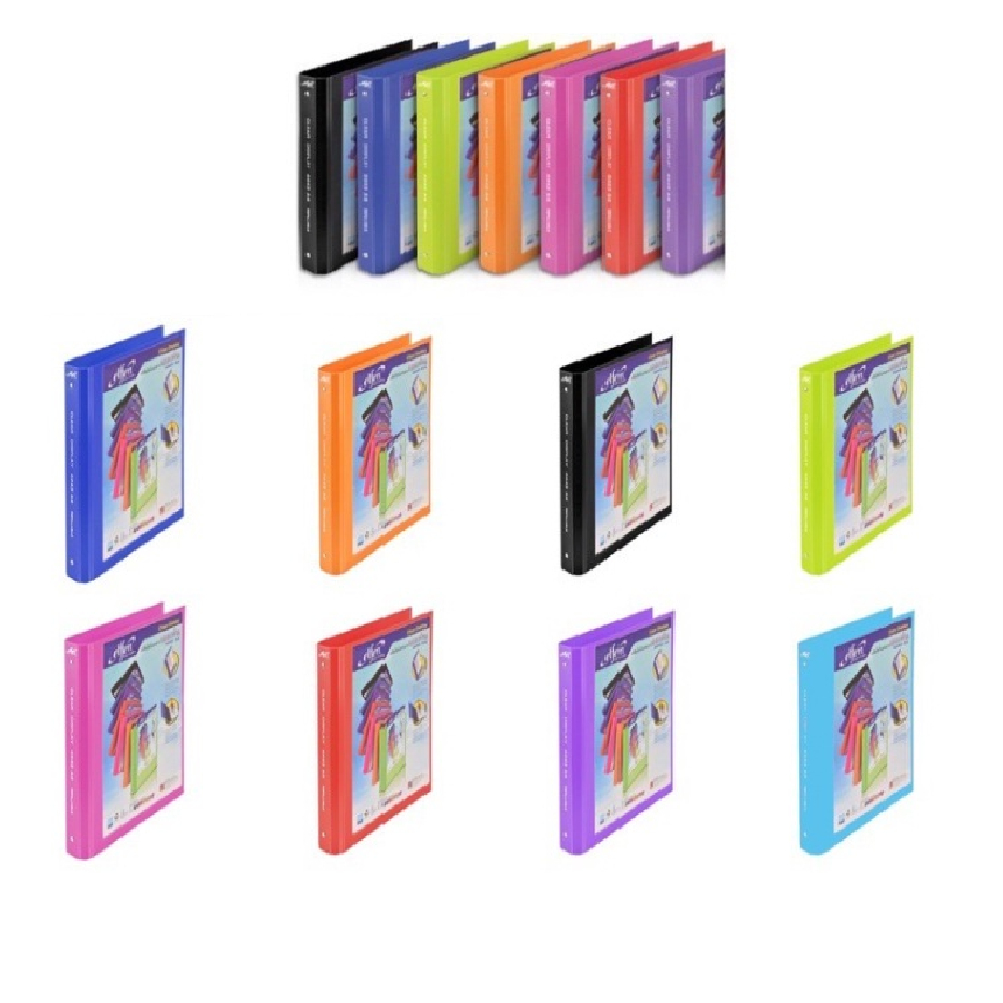 แฟ้มโชว์เอกสาร 3 ห่วง  4443 ขนาดA4 เอลเฟ่น (ฟรี!ไส้แฟ้ม 20 ซอง)(เล่ม)