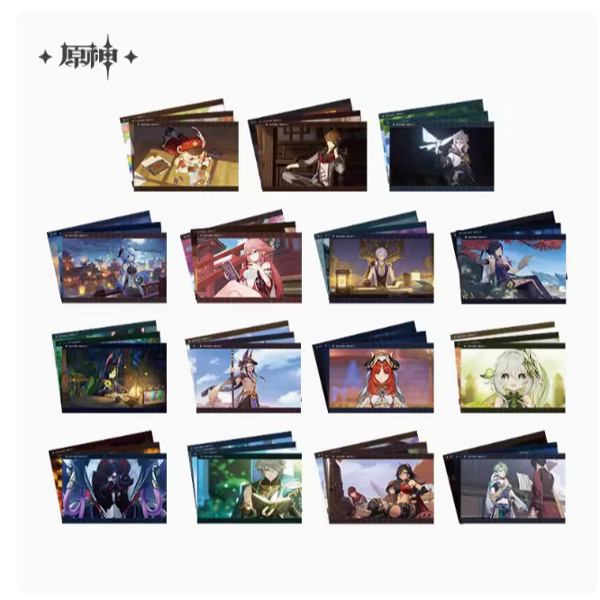 [Official Genshin Impact] การ์ดรูปตัวละคร PV Series