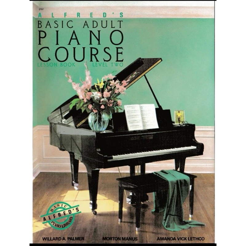 Alfred’s Basic Adult Piano Course Lesson Book Level Two