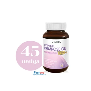 VISTRA Evening Primrose Oil 1000 mg 45/75 วิสทร้า น้ำมันอีฟนิ่ง บำรุงผิว