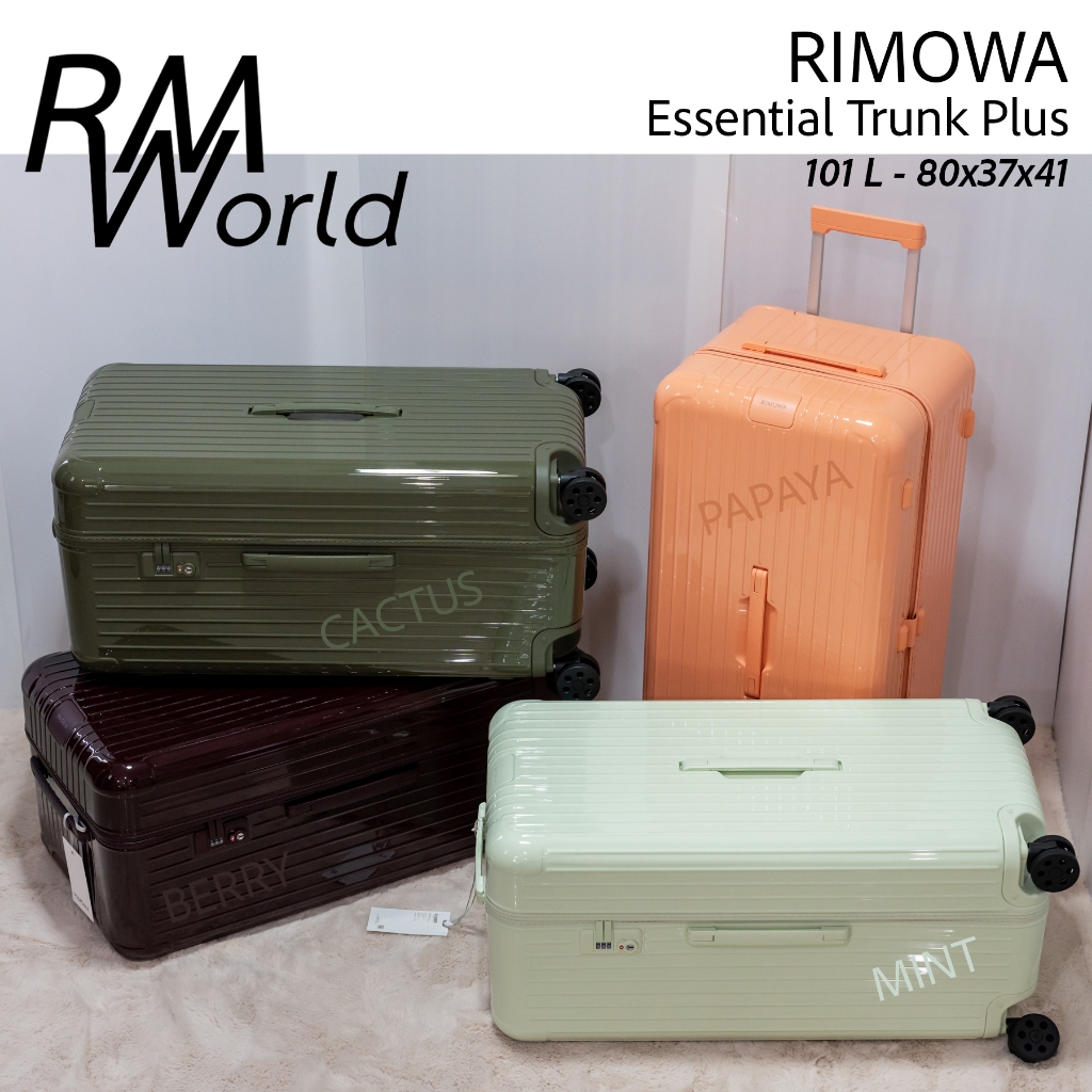 RIMOWA Essential Trunk Plus Seasonal Limited -- Papaya - Mint - Berry - Cactus - กระเป๋าเดินทางริโมว