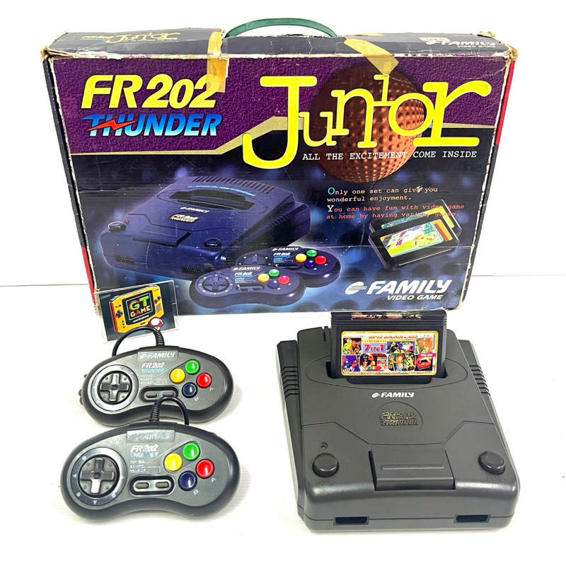 FAMILY FR202 Thunder Junior Boxed 🕹 Game 7 in 1 🎮 Original Thailand 🥸 90%