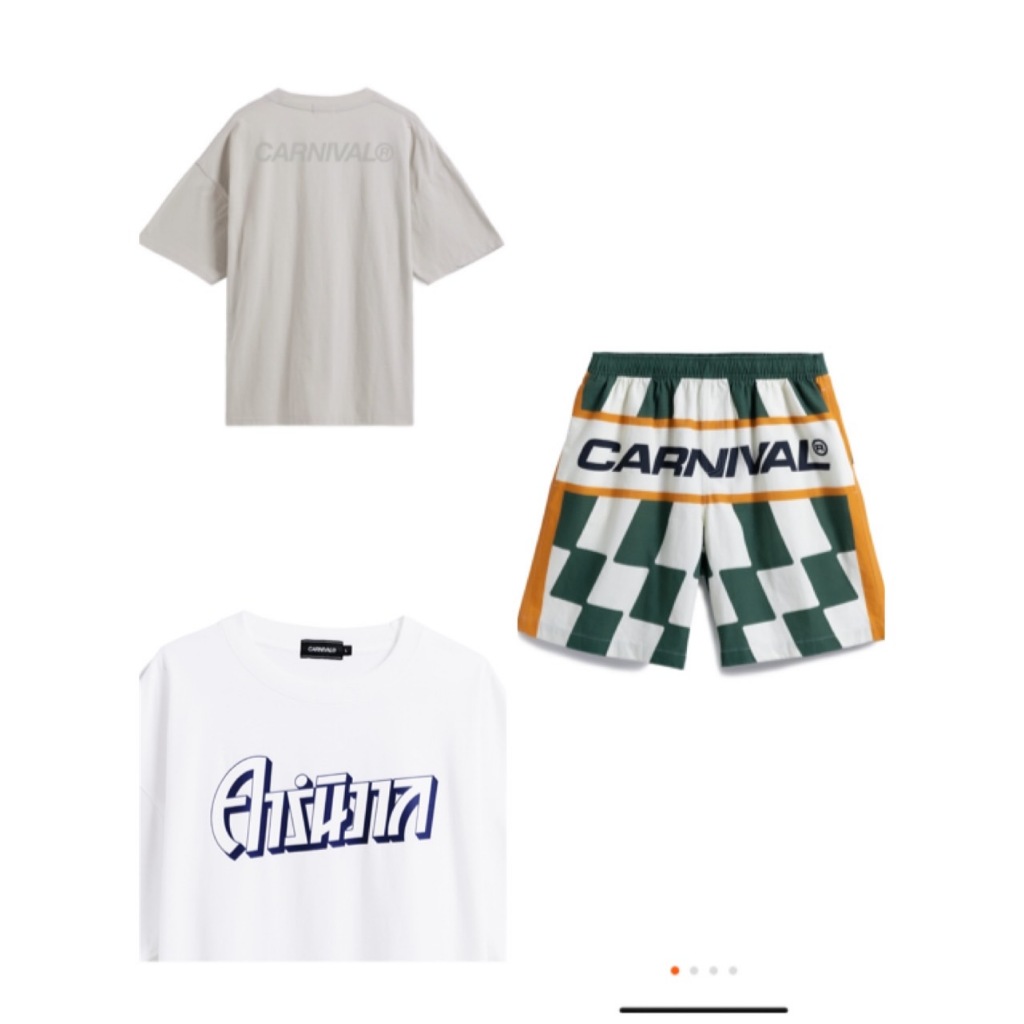 [ของแท้ พร้อมส่ง] CARNIVAL SS24 CLASSIC OVS T-SHIRT