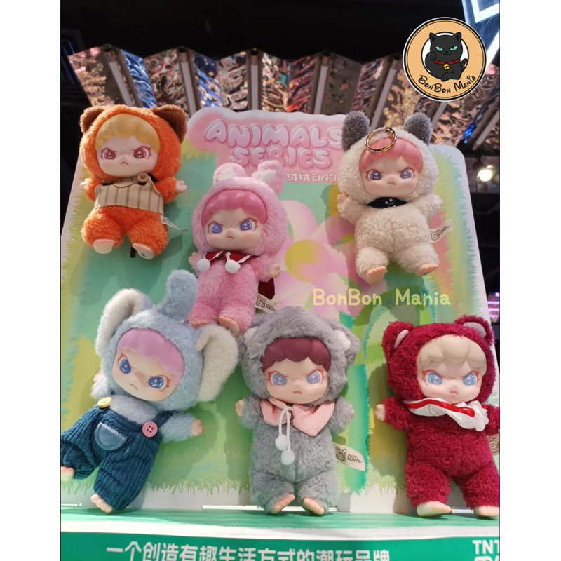 [แบบสุ่ม]TNT Space DORA Vinyl Plush Doll Animals series blind box set