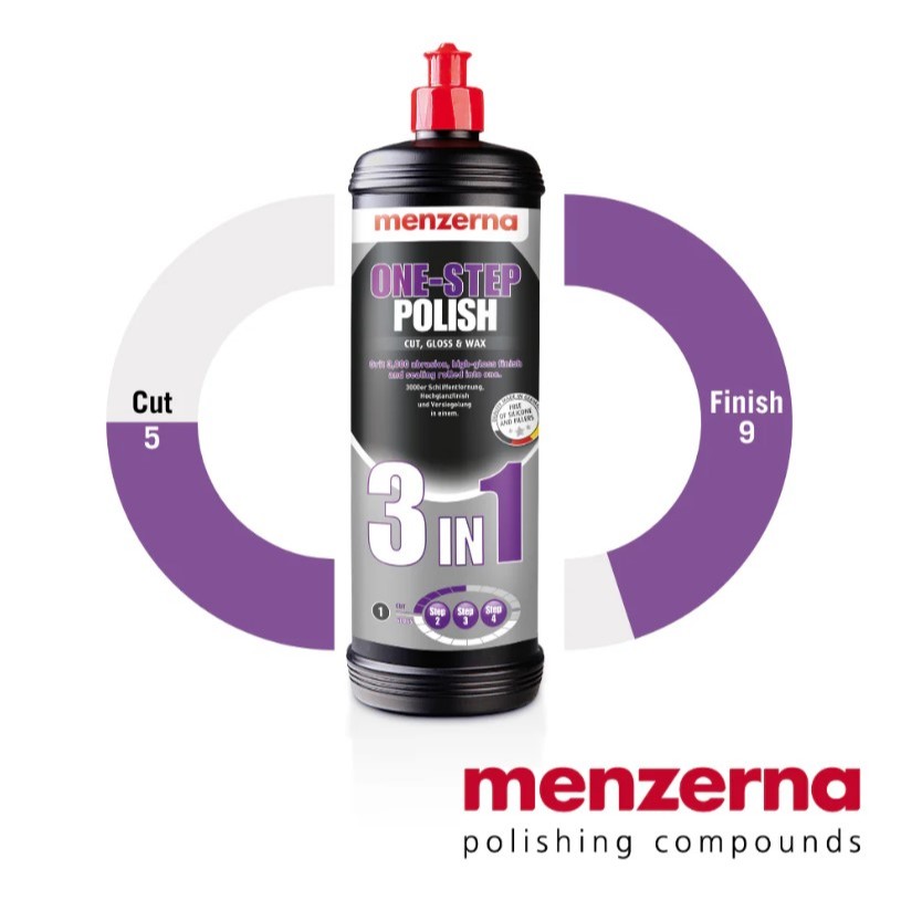 Menzerna One-Step Polish 3-in-1 (ขวดแท้ 1 ลิตร) Made in Germany