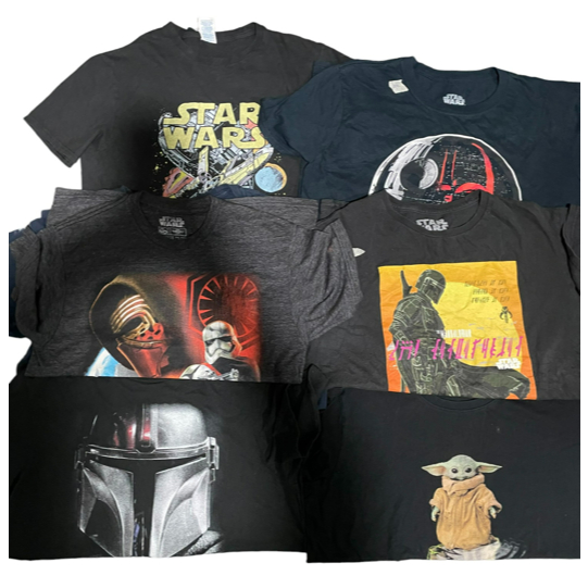 เสื้อ Star Wars มือสองราคาถูก คละไซส์ ของแท้ทุกตัว