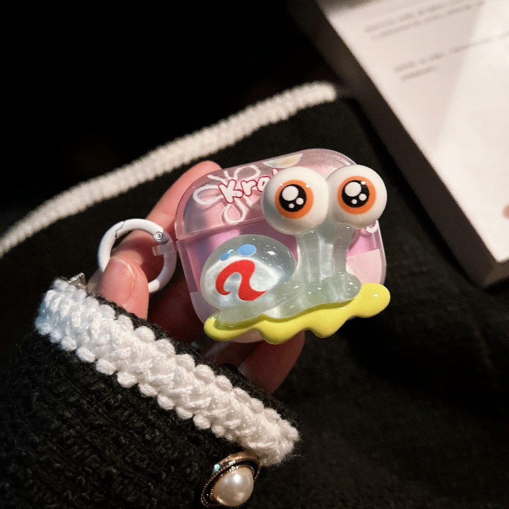【 Small Snail 】เคสหูฟัง i12 i11 i13 เคสใสการ์ตูนนูน 1 2 3  เคสหูฟังบลูทูธ gen gen1 gen2 เคสหูฟังไร้ส