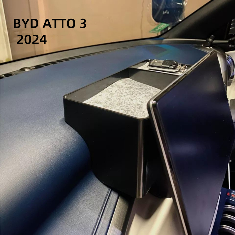 BYD atto 3เหมาะสำหรับ กล่องเก็บของกล่องที่เท้าแขนกลางดัดแปลงกล่องเก็บของช่องใส่อุปกรณ์เสริม