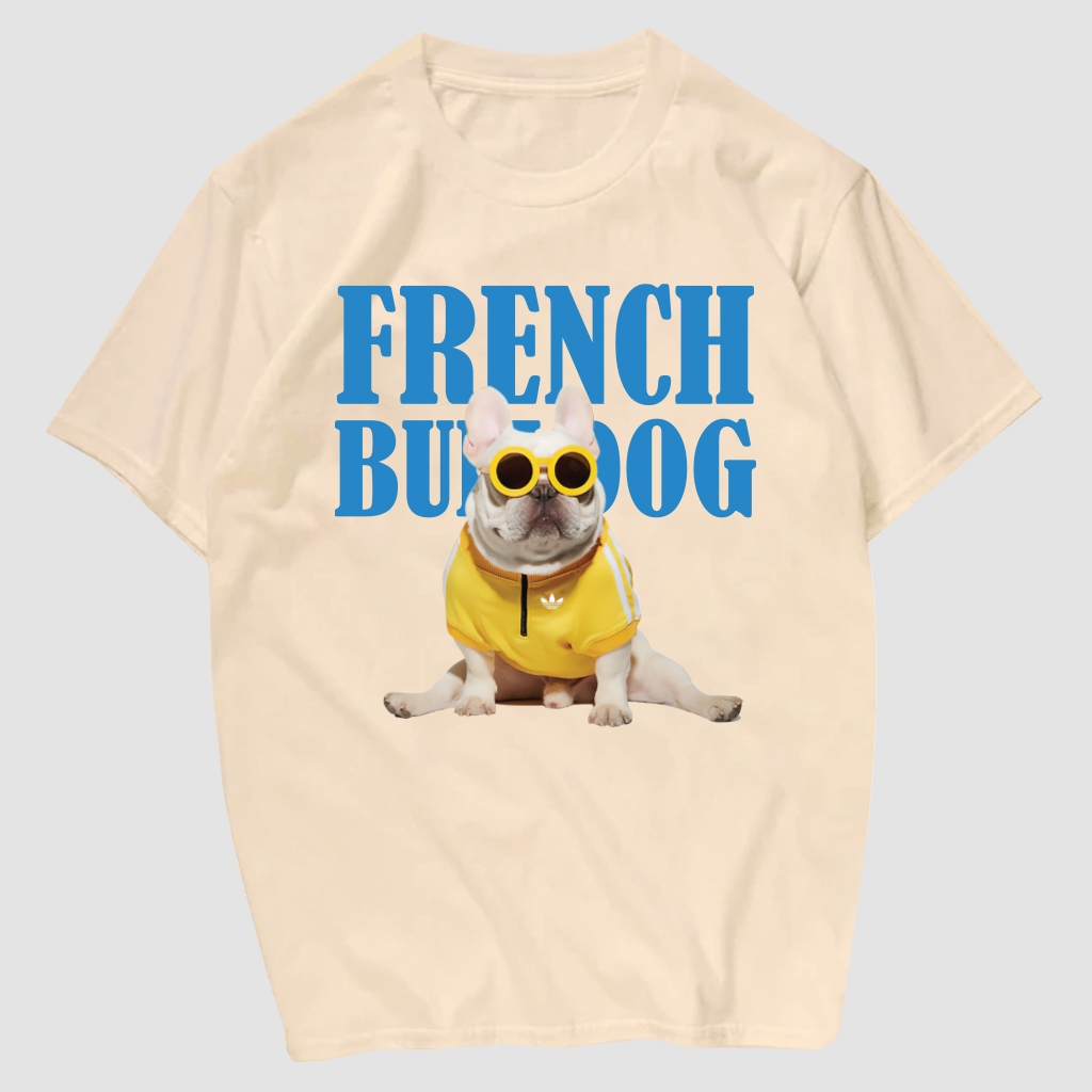 เสื้อยืดสกรีนลาย Bull Dog   เนื้อผ้าCotton100%  มีครบไซส์ พร้อมส่ง!!!