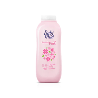 BABI MILD Sweety Pink Organic Powder แป้ง 160g