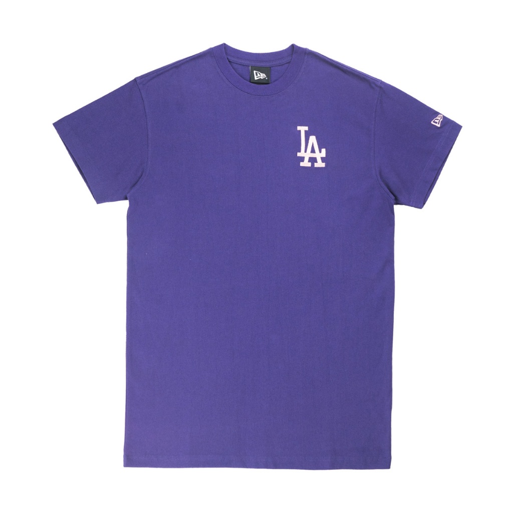 NEW ERA เสื้อยืดแขนสั้น รุ่น LOS ANGELES DODGERS COLOR ERA PURPLE WOMEN SHORT SLEEVE TEE DRESS