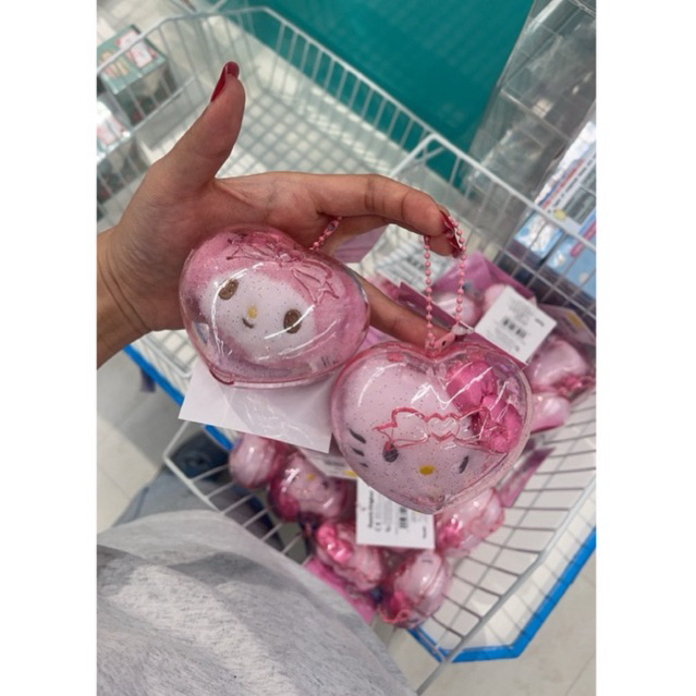 (พร้อมส่ง) พวงกุญแจคิตตี้+มายเมโลดี้ Sanrio❤️🩷