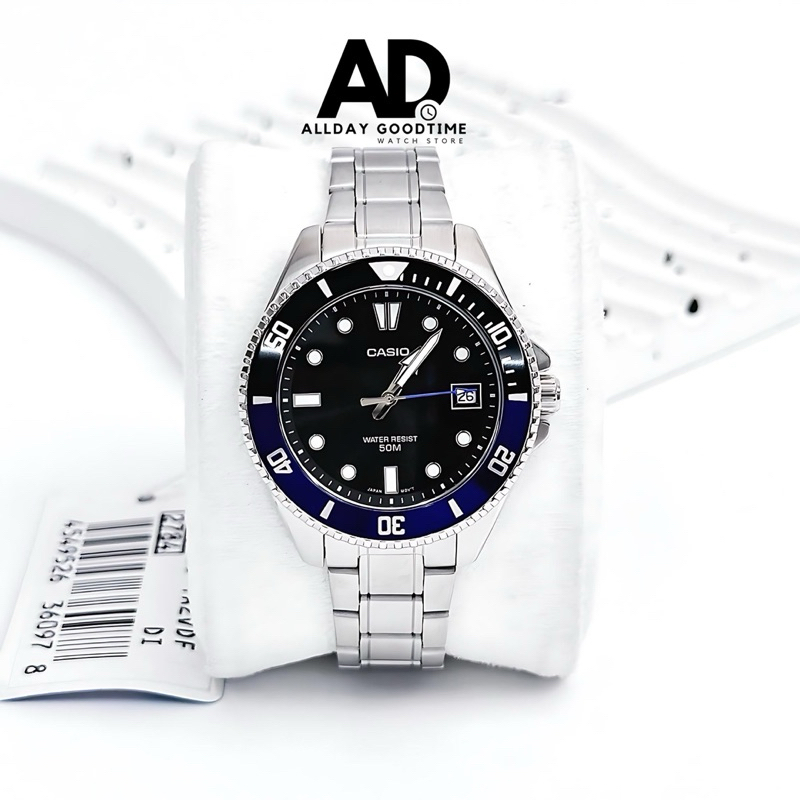 นาฬิกาข้อมือ CASIO WATCH MDV-10D-1A2VDF ประกันศูนย์ CMG 1 ปี พร้อมกล่อง คู่มือ ใบรับประกัน