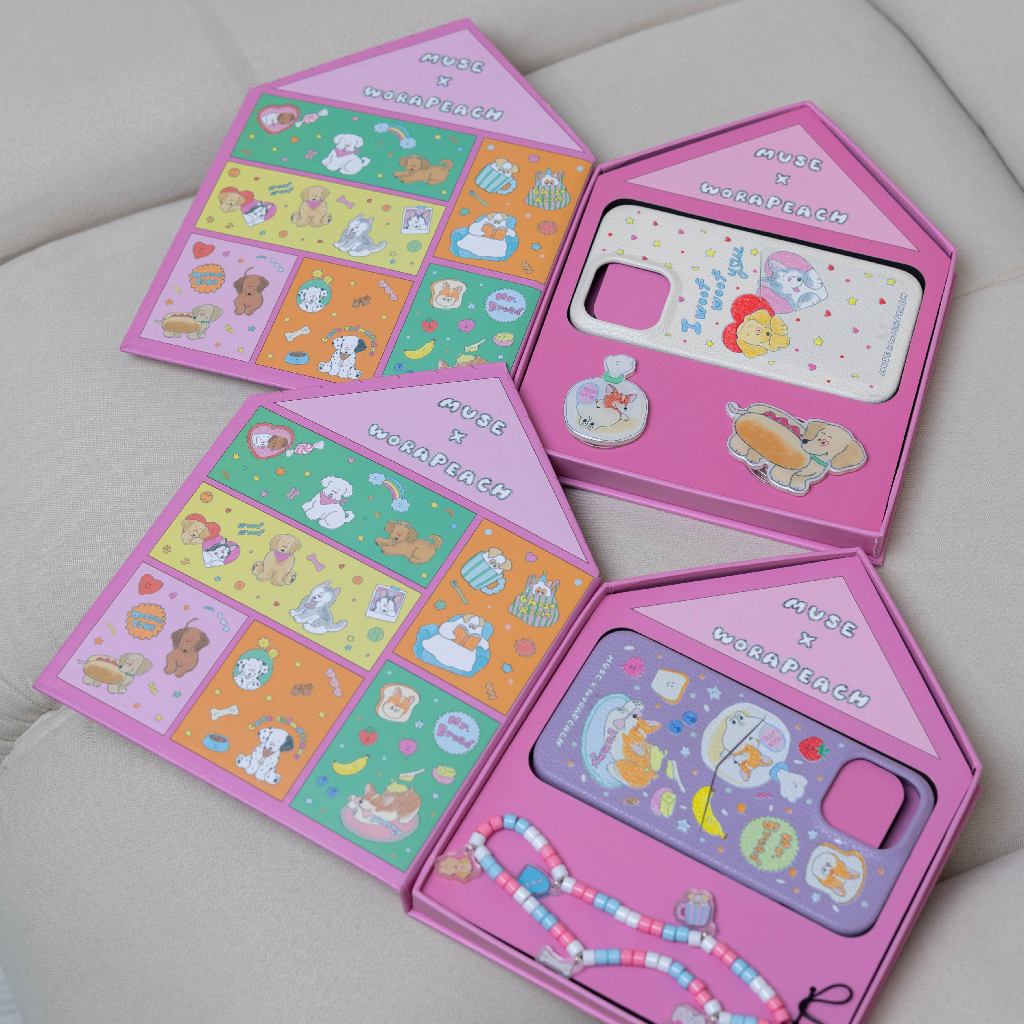 (For Boxset)MUSE x Worapeach Phone Charm/Griptok (สินค้าสำหรับซื้อคู่กับเคสเท่านั้น)