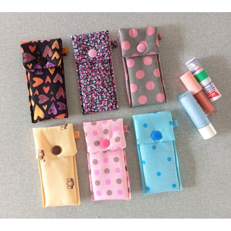 พร้อมส่ง ! กระเป๋าจิ๋ว ฝาตรง 5*11 cm. ใสลิป ยาดมได้ 1 แท่ง