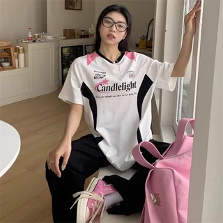 พร้อมส่งในไทย**เสื้อยืดทรงโอเวอร์ไซส์ uni ผ้าไมโคร ใส่สบายไม่ร้อน Y134