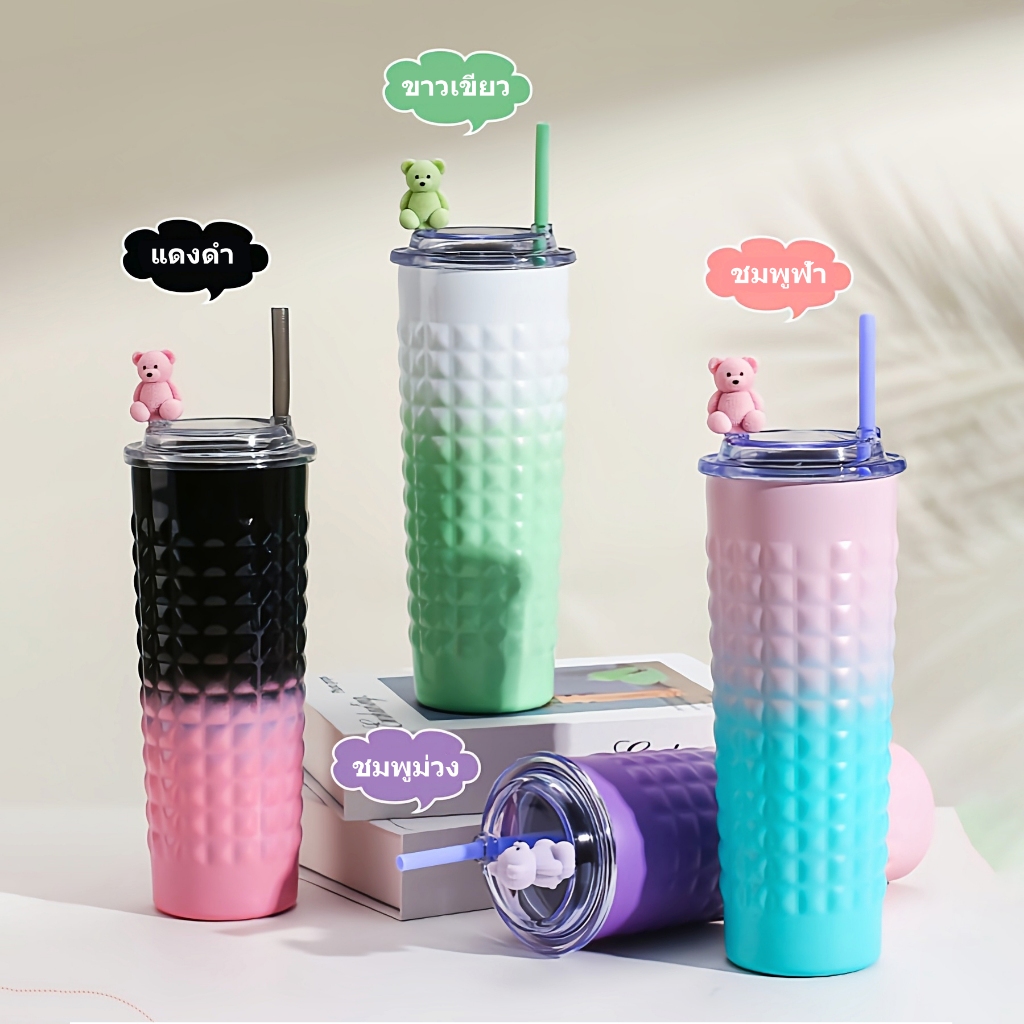 ถ้วยเก็บความร้อน  750ml ถ้วยกลางแจ้ง ถ้วยน้ำสแตนเลส ถ้วยเก็บความเย็น ถ้วยน้ำ