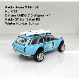 Mini GT 1/64 No.092 [Kaidohouse x MINI GT] Datsun KAIDO 510 Wagon 4x4 Winter Holiday Edition