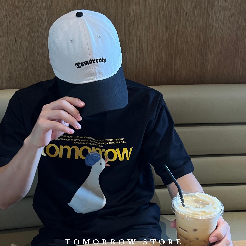 TOMORROW- เสื้อOVERSIZE/Premium รุ่น T-20019 DUCK