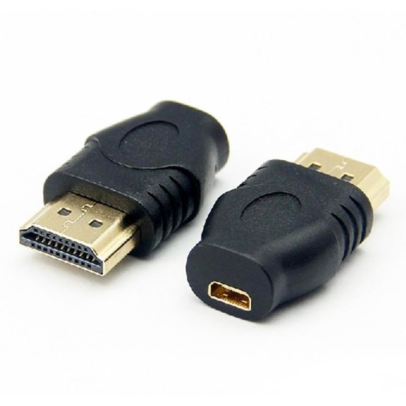 หัวต่อ Micro HDMI ตัวเมีย ออก HDMI ตัวผู้ Adapter HDMI (M) to Micro HDMI (F)