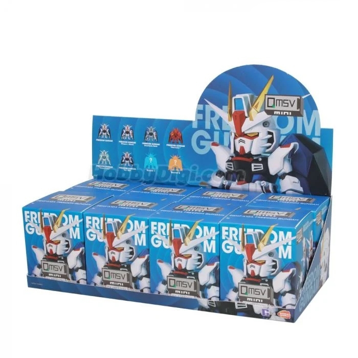 Bandai (สุ่ม 1 / จาก 8 แบบ) QMSV mini: Freedom Gundam 6974913230097 (Figure)