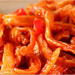 กระดูกอ่อนหมู ซอสพริกหมาล่า เคี้ยวกรุบ อร่อยเผ็ดชาเบาๆ ขนาด8g