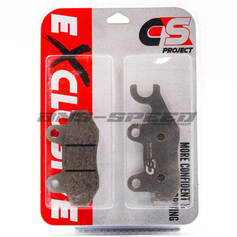 CS Project ผ้าเบรคหน้า KLX140/230/250, D-TRACKER250 เกรดอย่างดี