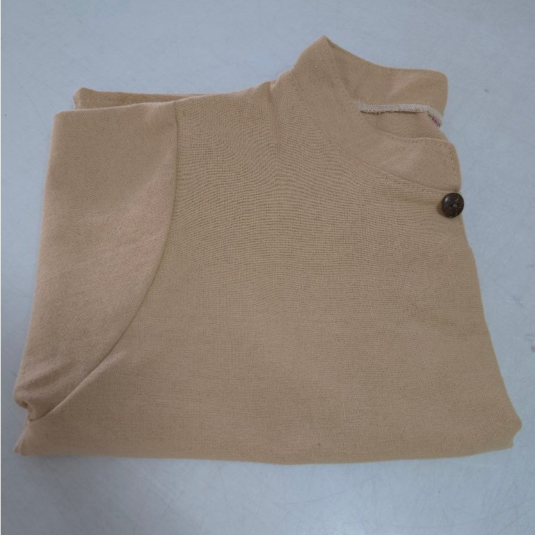 เสื้อคอจีน แขนสั้น อก40-44 นิ้ว ผ้าฝ้ายสีพื้น พร้อมส่ง ราคา ถูกที่สุด ดีลบีเคเค แกลเลอรีภาพที่ 7