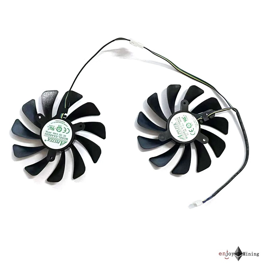 พัดลมการ์ดจอ ZOTAC GTX1080ti 1070ti AMP Edition graphics card cooling fan GAA8S2U ราคา ถูกที่สุด ดีลบีเคเค แกลเลอรีภาพที่ 3